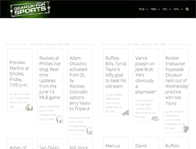 Tablet Screenshot of gearupforsports.com